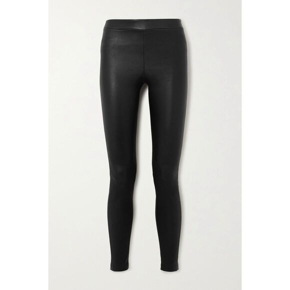 Theory Adbelle Leather Leggings Size 0 $995 - Picture 1 of 6